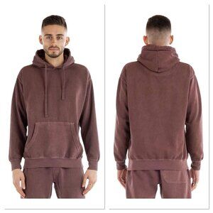 Original Paperbacks Mens Los Feliz Hoodie Sweatshirt Small Crushed Berry - NWOT